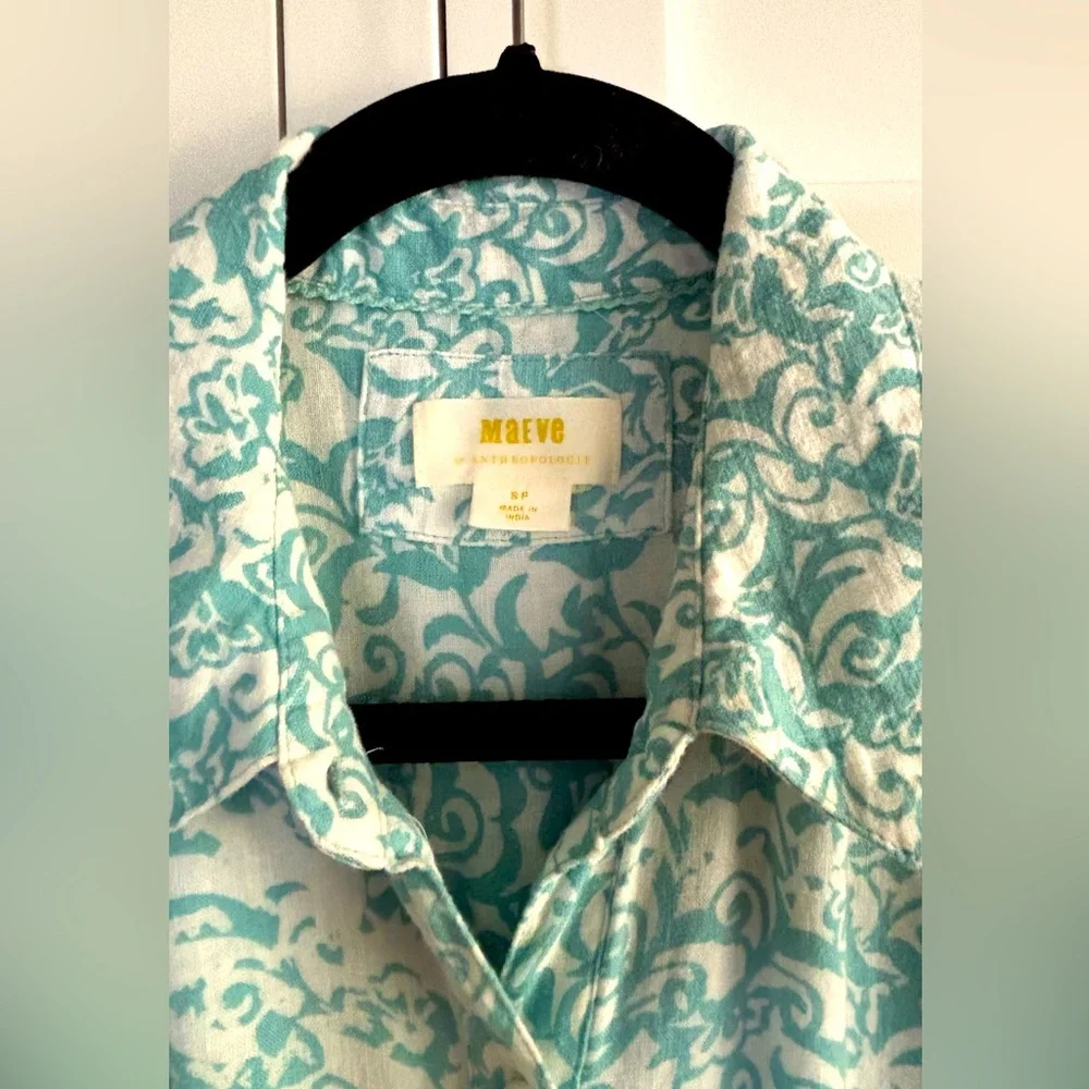Anthropologie Irene linen dress by Maeve size SP - Picture 3 of 5